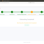 Onboarding completed